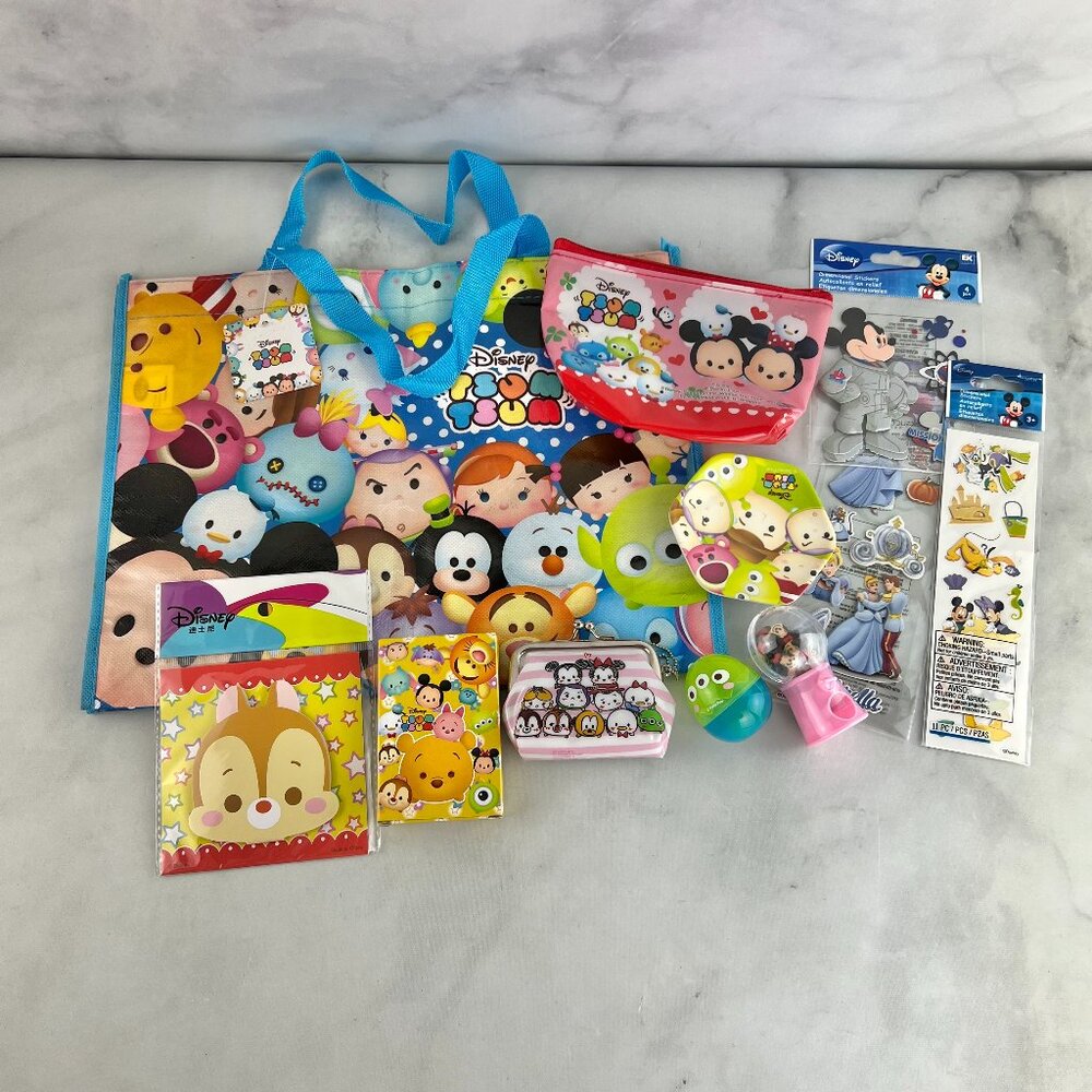 Disney Tsum Tsum Assorted Items Bundle of 11 Items